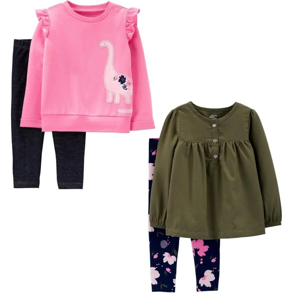 girls 4-piece Playwear Set
